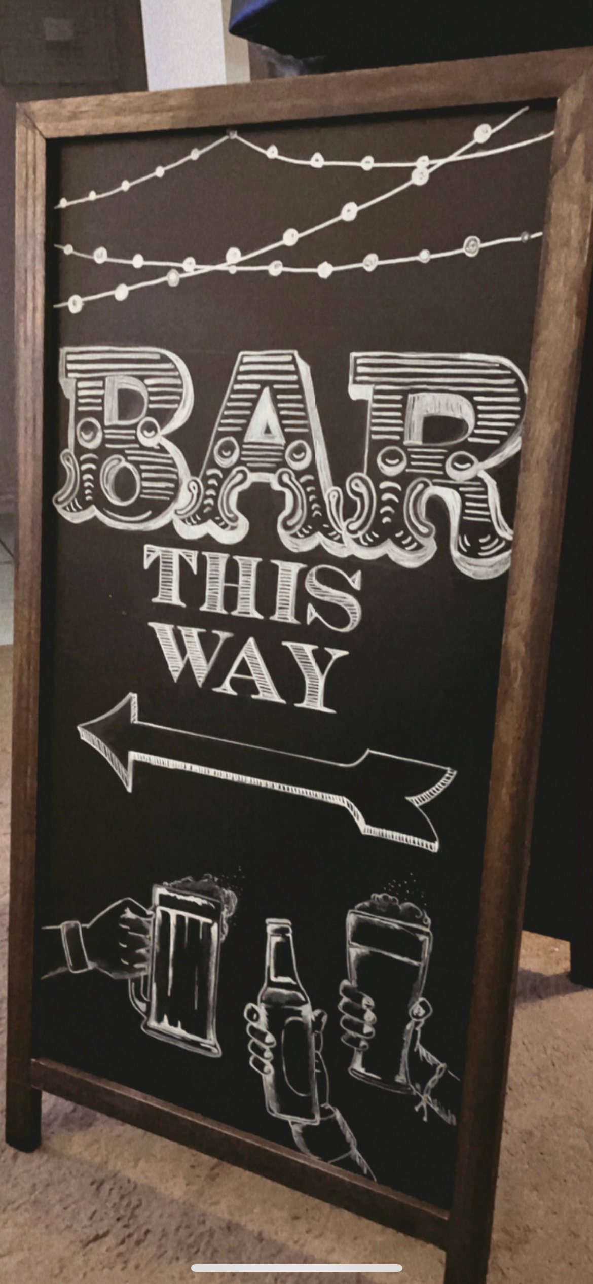 Chalk Bar Sign