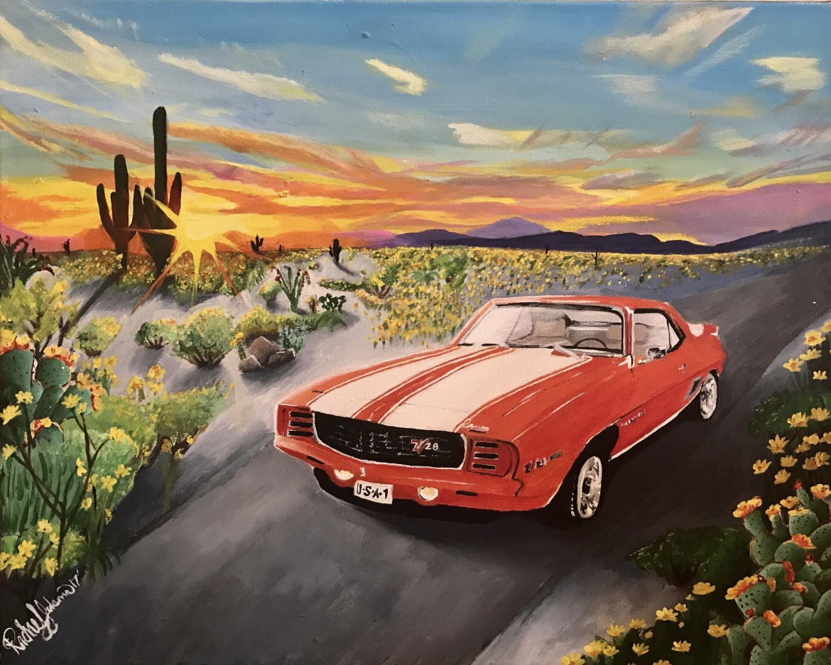 Desert Car Painting