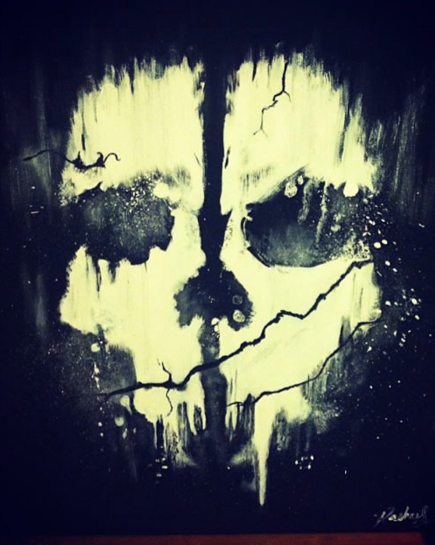 Call Of Duty Logo Painting