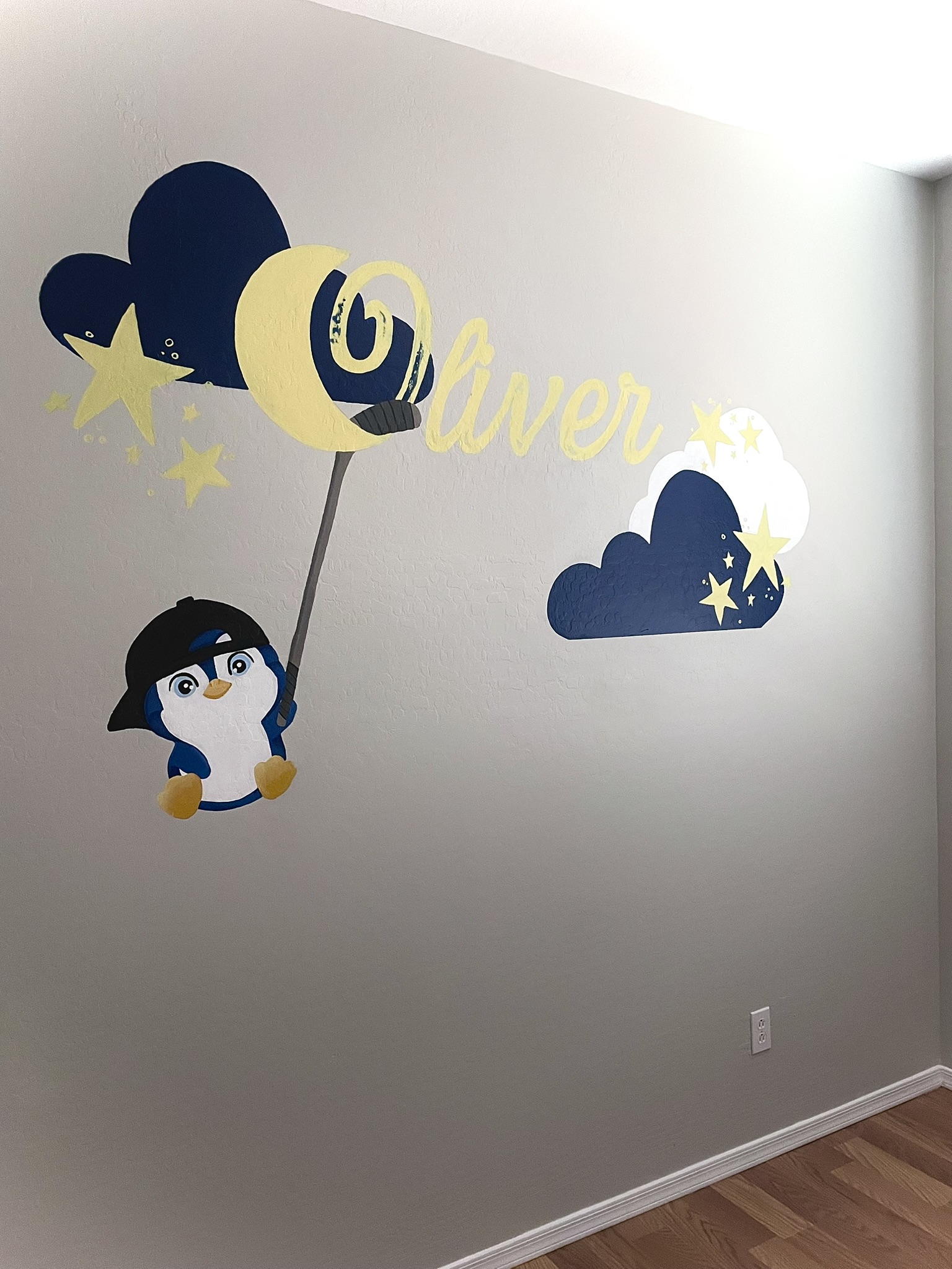 Baby Crib Mural